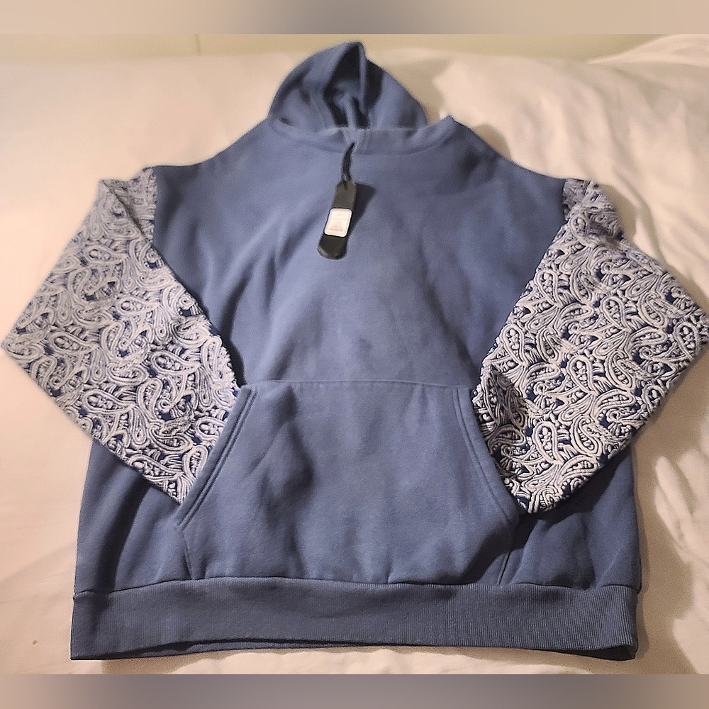Only Saints Hoodie Slate Blue Men's Size XL